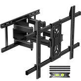 MOUNTUP Full Motion TV Wall Mount for 40"-110" TVs up to 250 lbs, 1.65" Slim TV Bracket with Articulating Arms Swivel Tilt, Heavy Duty Pre-Assembled Wall Mount, Max VESA 800x600mm, 12″-24″ Wood Studs