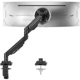 MOUNTUP Ultrawide Monitor Arm for 17-43 inch Curved Screen, Holds up to 33 lbs, Heavy Duty Monitor Desk Mount, Computer Monitors Stand for Samsung Odyssey G9 and More, VESA Mount 75/100 mm