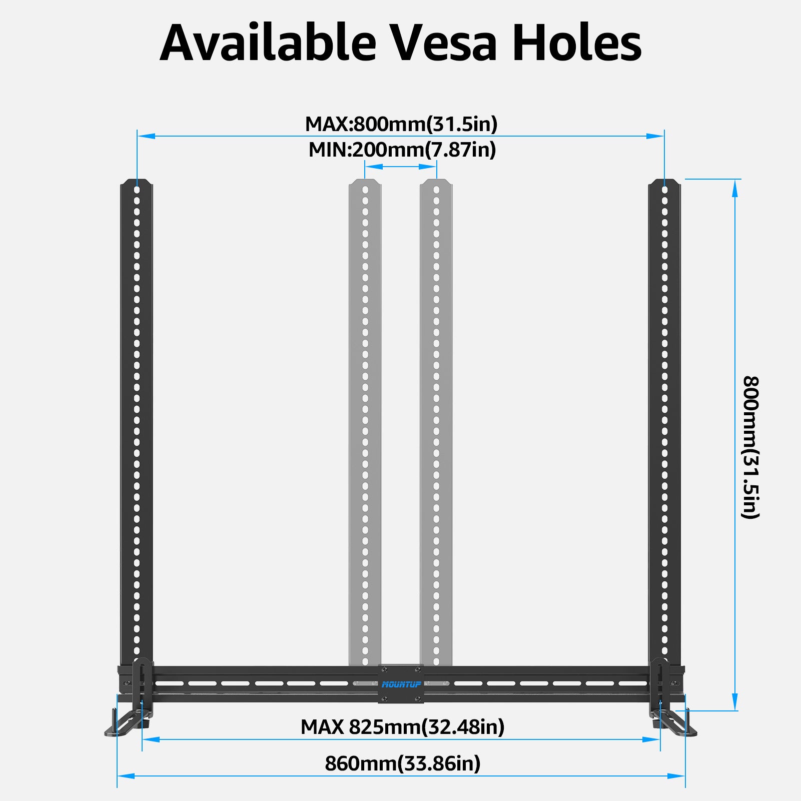Universal Soundbar Mount Sound bar Bracket MU9122