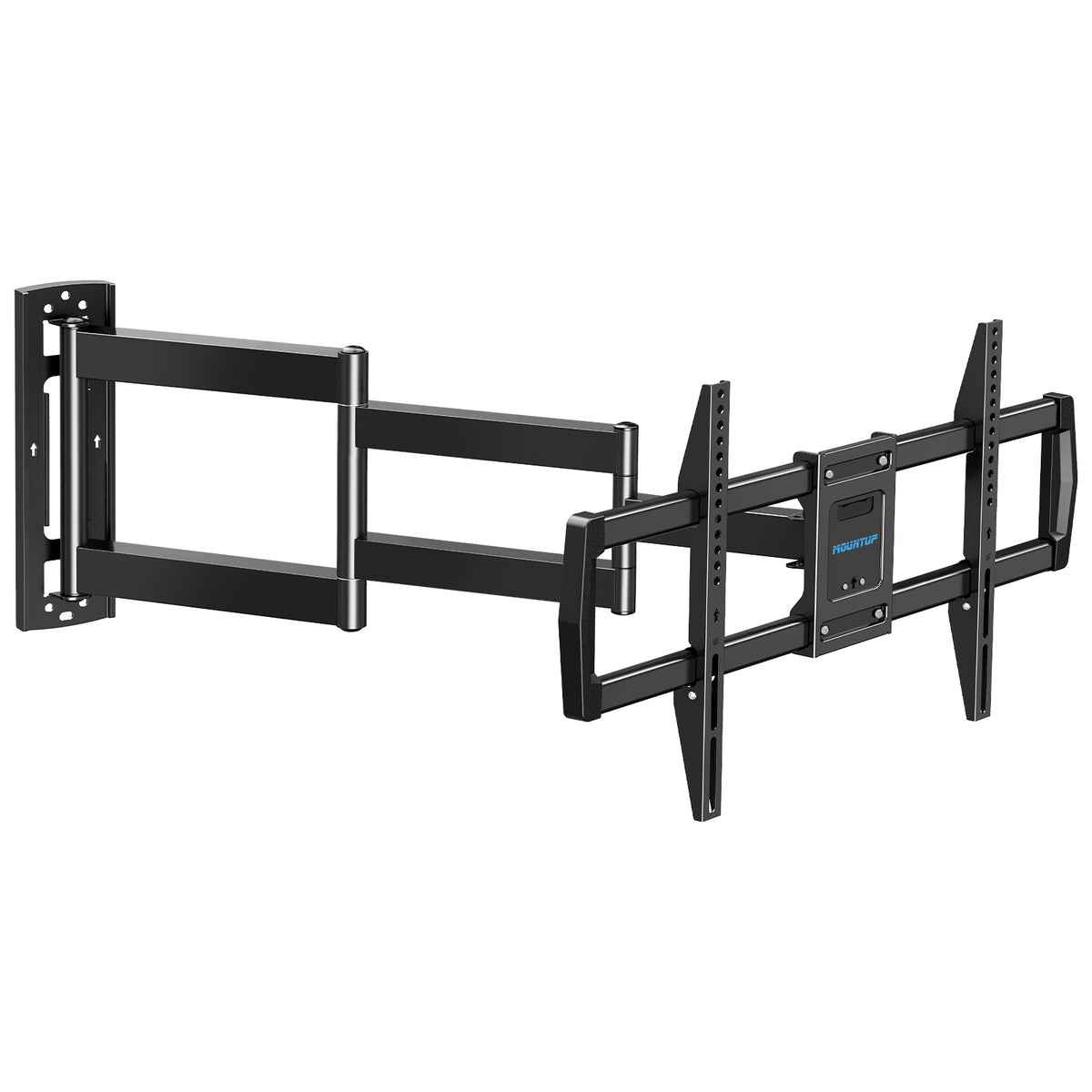 MOUNTUP Outdoor TV Mount Weatherproof for Most 42-75 Inch TVs, Fits for Gazebo and Patio, 37.9" Long Arm Wall Mount Full Motion with Tilt & Swivel, Max VESA 600x400mm and Up to 99 LBS MU0047-L-OD