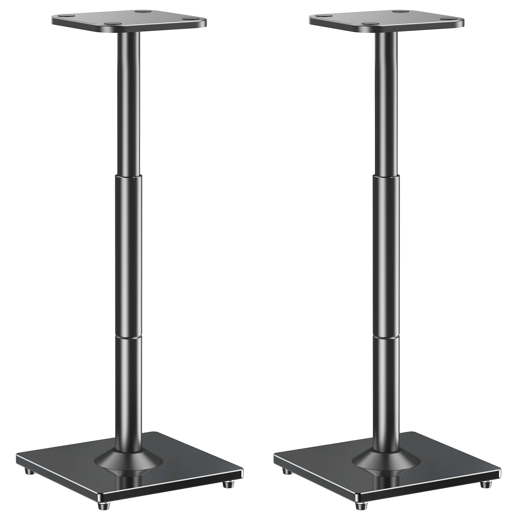 View Free Universal Speakers Stands Pair 28.3" to 37.4" Height Adjustable Audio Stand VF9132-L