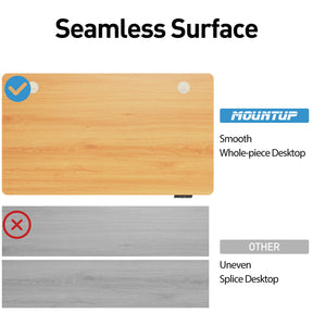 Height Adjustable Electric Standing Desk - Oak