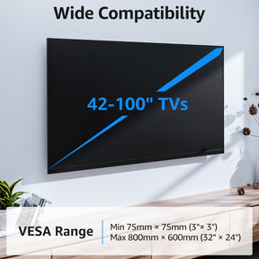MOUNTUP Fixed TV Wall Mount for 42''-100" TVs MU0093