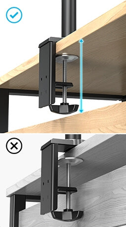 Mountup Monitor Desk Mount Installation