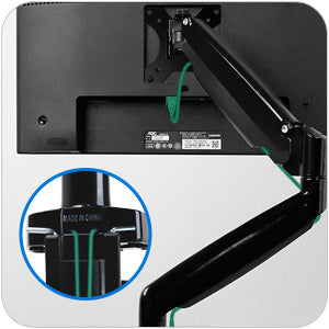 monitor mount cable management