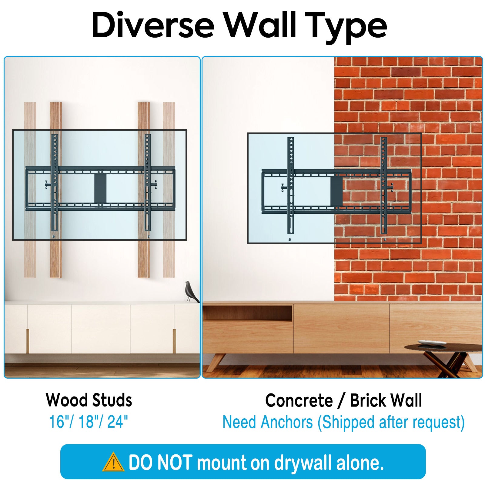 Tilting TV Wall Mount for 37''-85'' TVs MUT0016