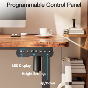 MOUNTUP 55 x 24 Inches Electric Height Adjustable Standing Desk UP512-B3