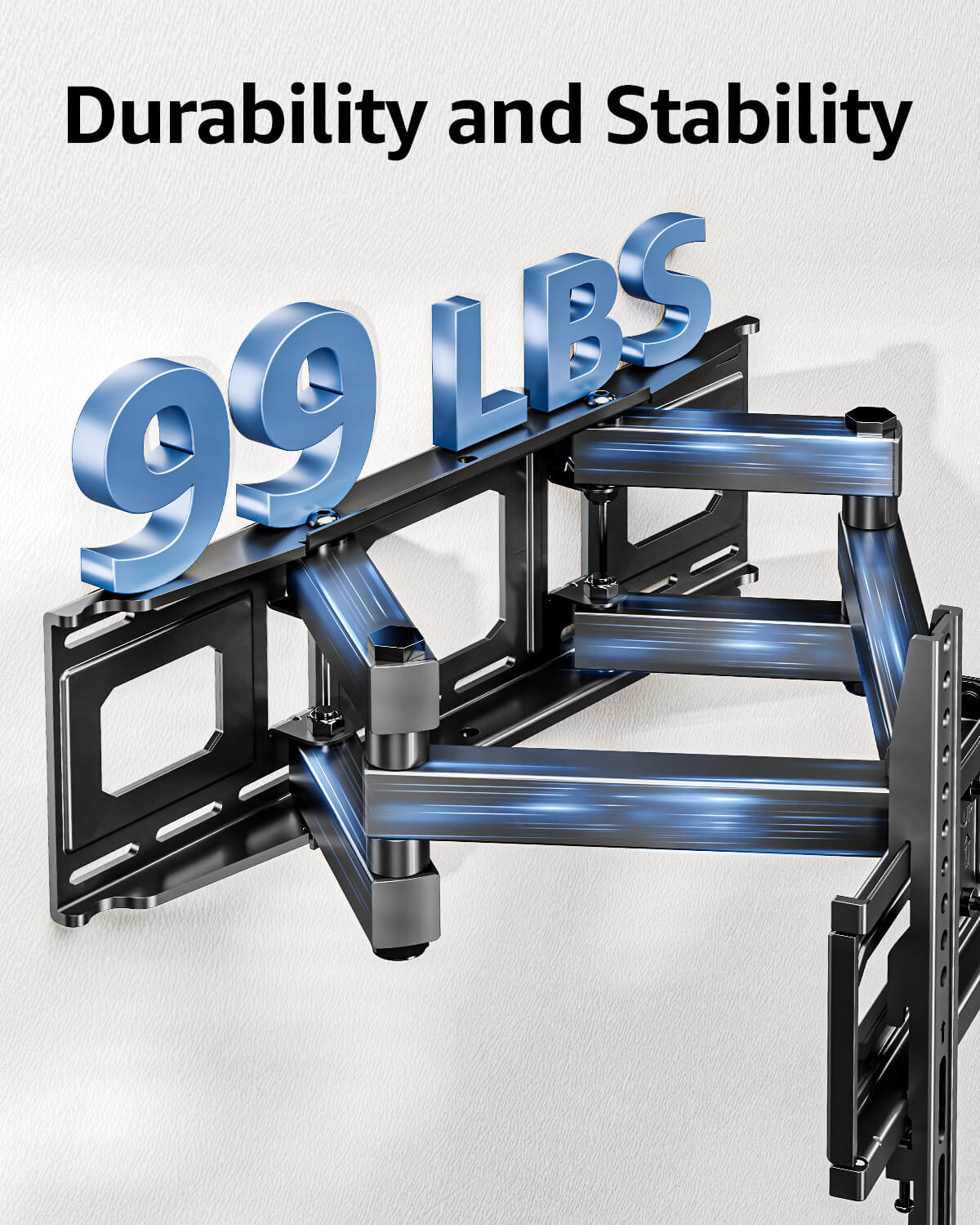 EconoMe Full Motion TV Wall Mount For 32"-70" TVs MUT0092A