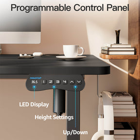 MOUNTUP 55 x 24 Inches Electric Height Adjustable Standing Desk UP512-B1