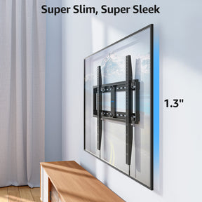 MOUNTUP Fixed TV Wall Mount for Most 42-120" TVs, Heavy Duty Wall Mount TV Bracket with Level Design, Low Profile Space Saving for LED OLED QLED, Max VESA 1000x700mm up to 280 LBS MU0094