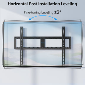MOUNTUP Fixed TV Wall Mount for Most 42-120" TVs, Heavy Duty Wall Mount TV Bracket with Level Design, Low Profile Space Saving for LED OLED QLED, Max VESA 1000x700mm up to 280 LBS MU0094