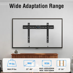 MOUNTUP Ultra Slim TV Wall Mount for 37''-80" TVs MU0063