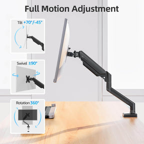 Freelift Single Monitor Desk Mount for 13''-32'' Monitors MU8013B