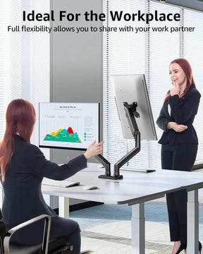 Freelift Dual Monitor Desk Mount for 13'' to 32'' Monitors MU8014B