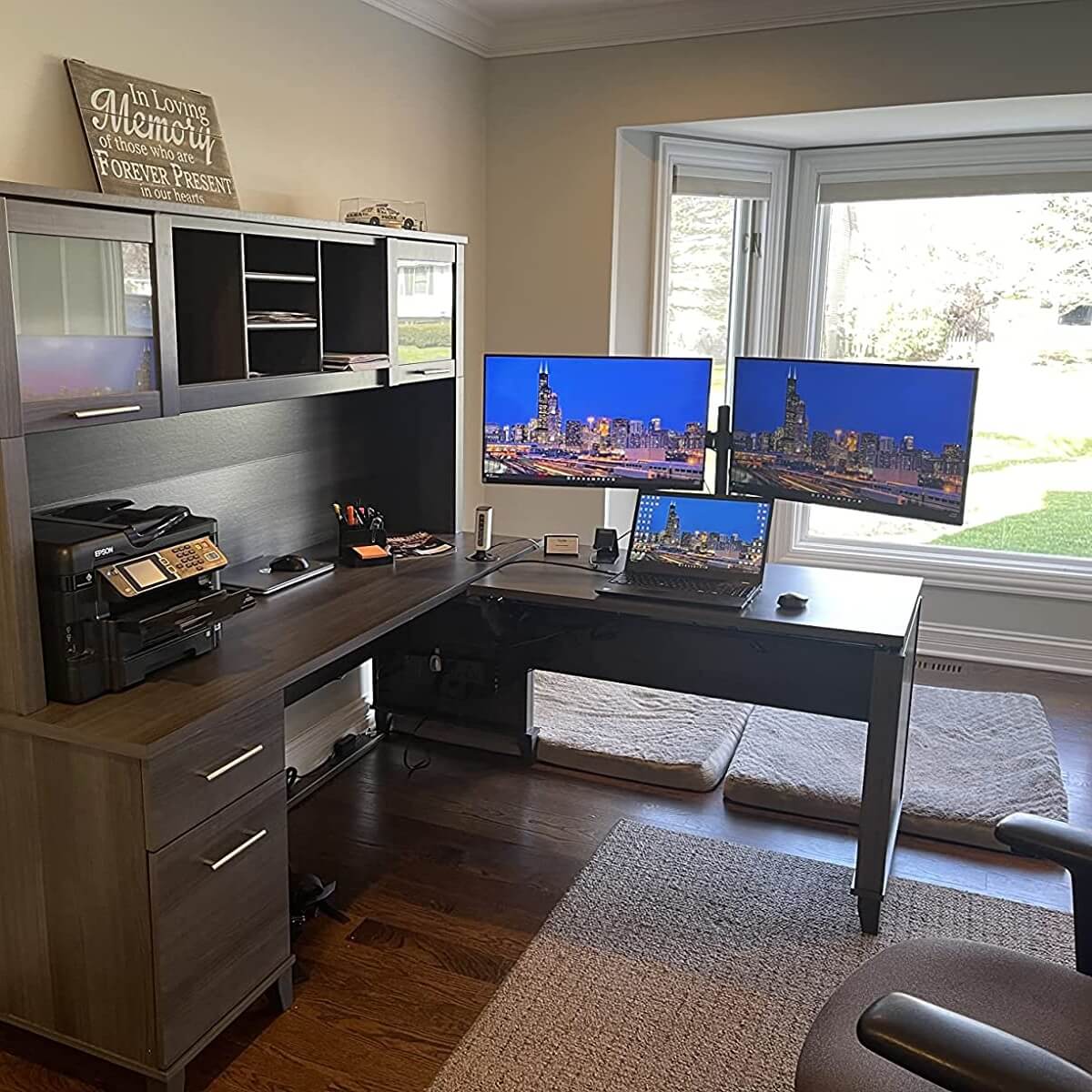 mountup dual monitor mount height adjustable