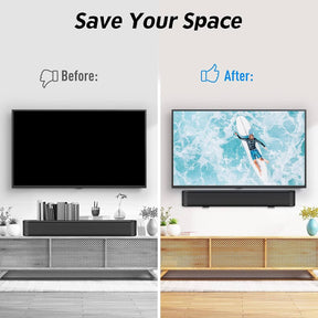 Universal Soundbar Wall Mount MU9101B-A