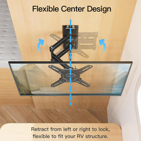 Full Motion Lockable RV TV Mount for 13''-43'' TVs MU2101