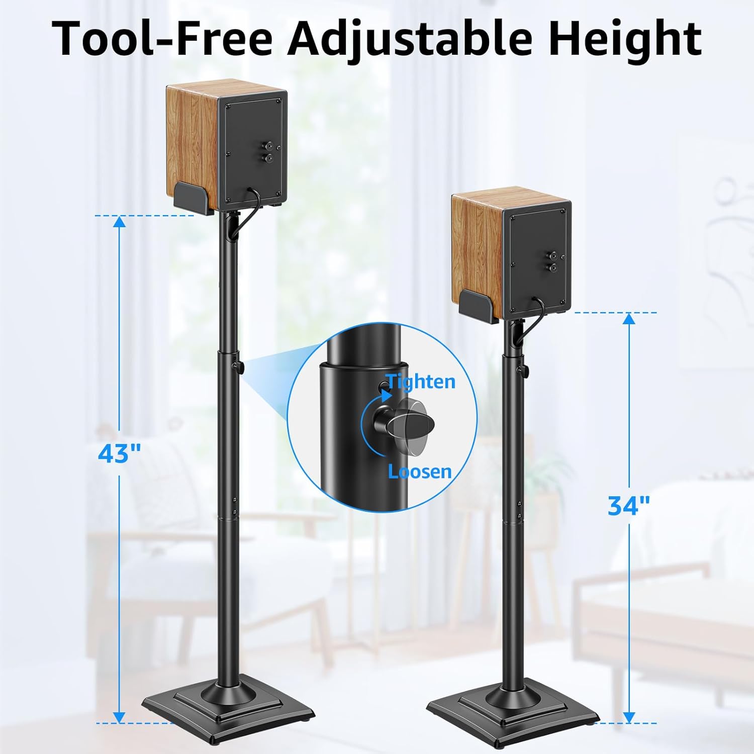 MOUNTUP Universal Speakers Stands MU9138