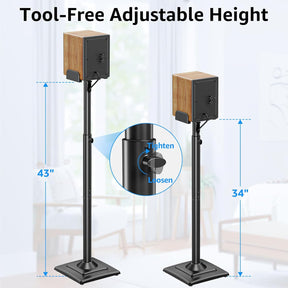 MOUNTUP Universal Speakers Stands MU9138