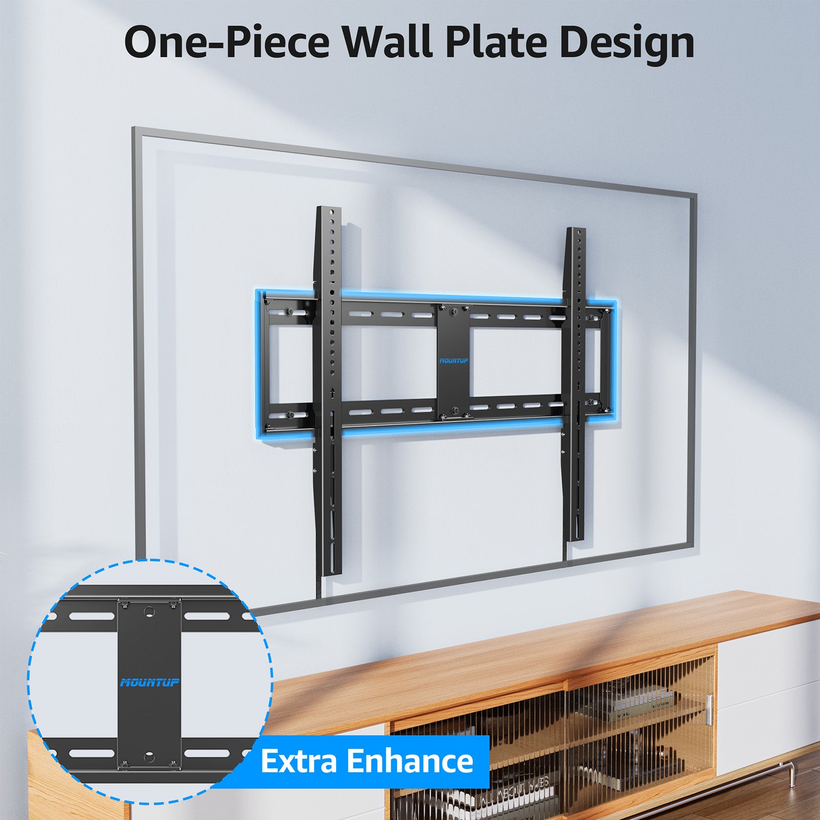 MOUNTUP Fixed TV Wall Mount for 42''-100" TVs MU0093