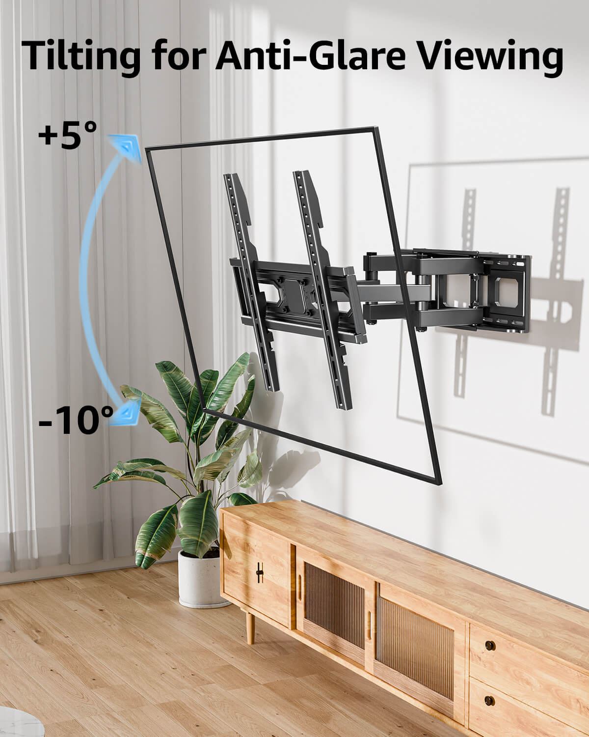 EconoMe Full Motion TV Wall Mount For 32"-70" TVs MUT0092A