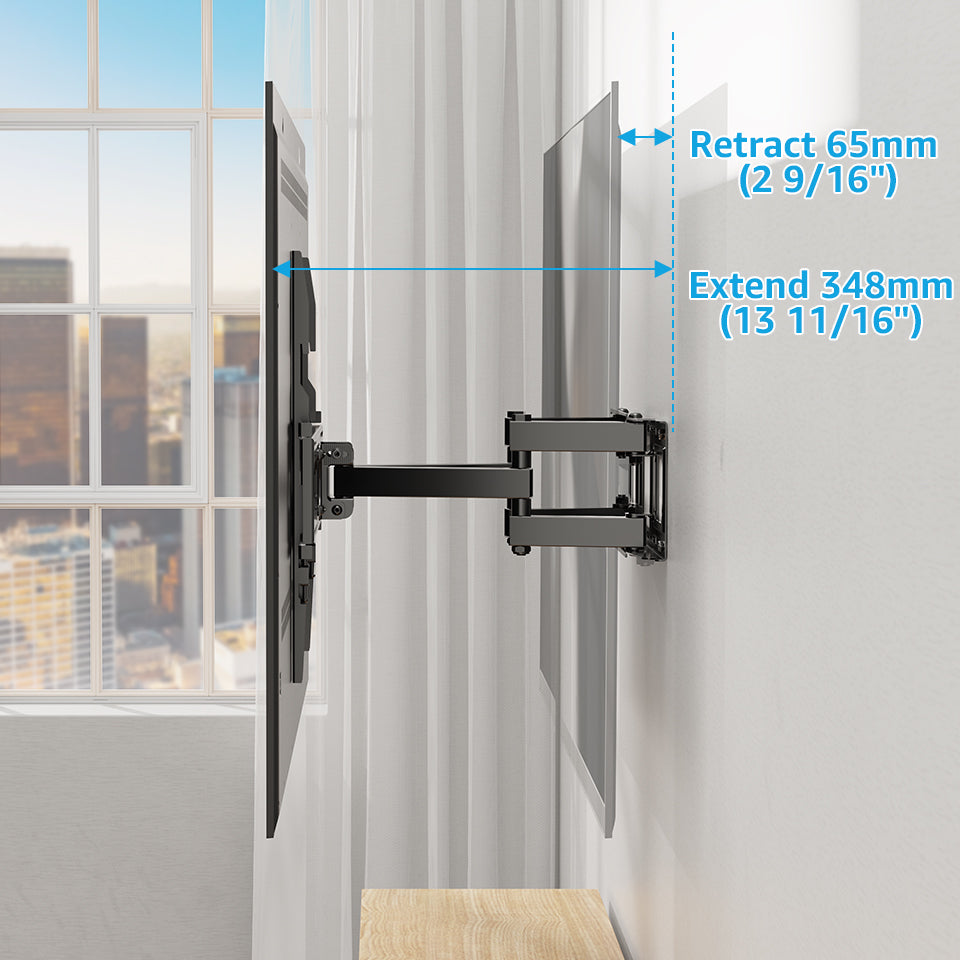 EconoMe 25''-70'' TV Wall Mount VESA400*400mm Full Motion TV Bracket MUT0092