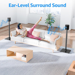 MOUNTUP Universal Adjustable Height Speaker Stand MU9146