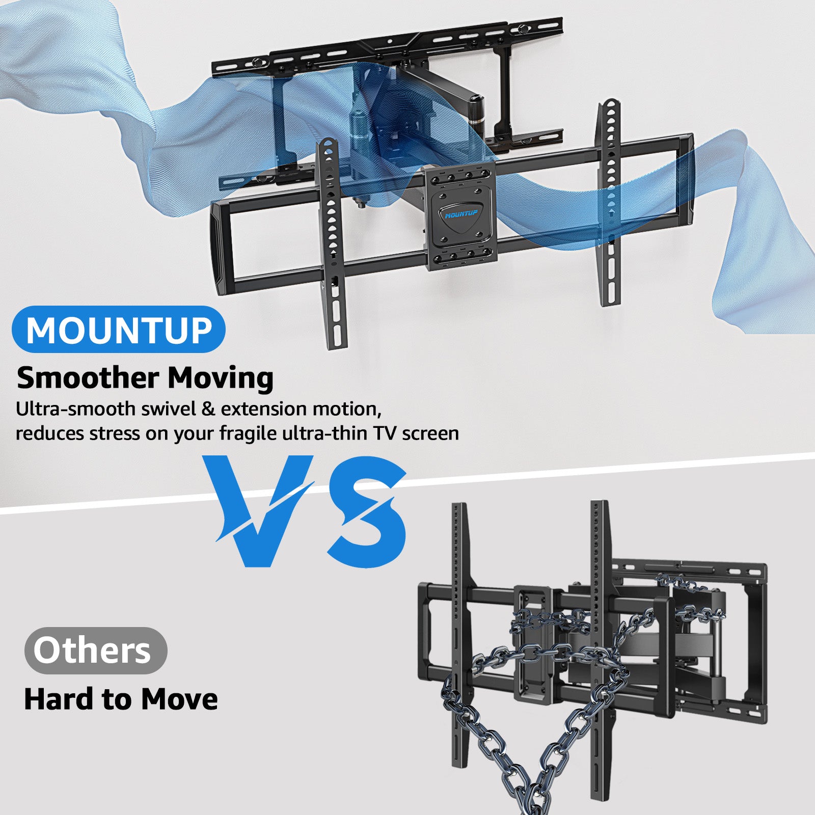 Full Motion TV Wall Mount for 37''-82" TVs MU0058-24K