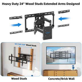Full Motion TV Wall Mount for 37''-82" TVs MU0058-24K
