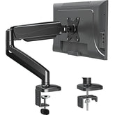 single monitor arm black