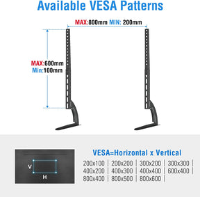 Universal TV Table Stand for 27''-65'' TVs MUT1010