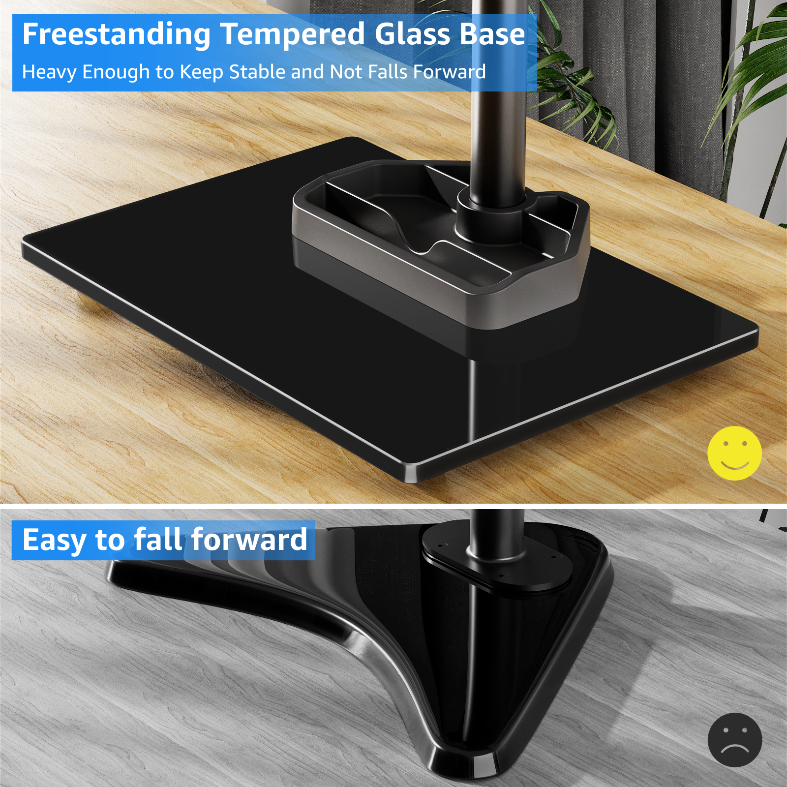 Dual Monitor Desk Stand for 13''-27’’ Monitors MU1014