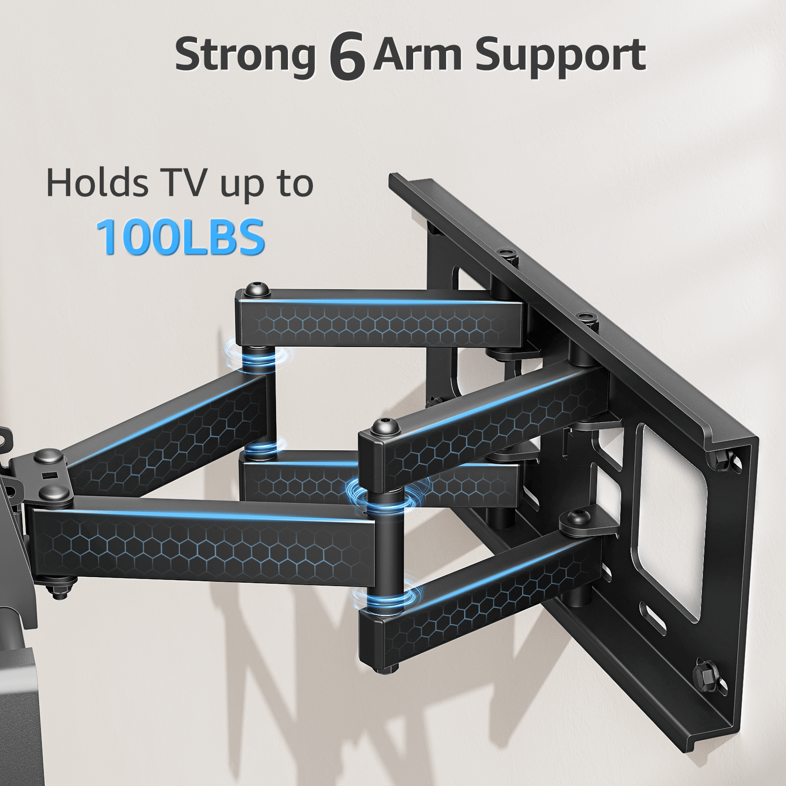 Full Motion TV Wall Mount for 42''-82'' TVs MU0028-B2
