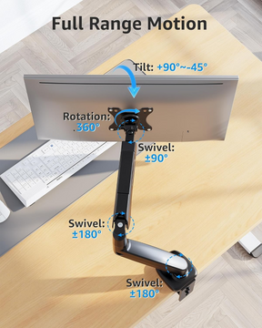 View Free Single Monitor Desk Mount for 13''-32'' Monitors VF0004